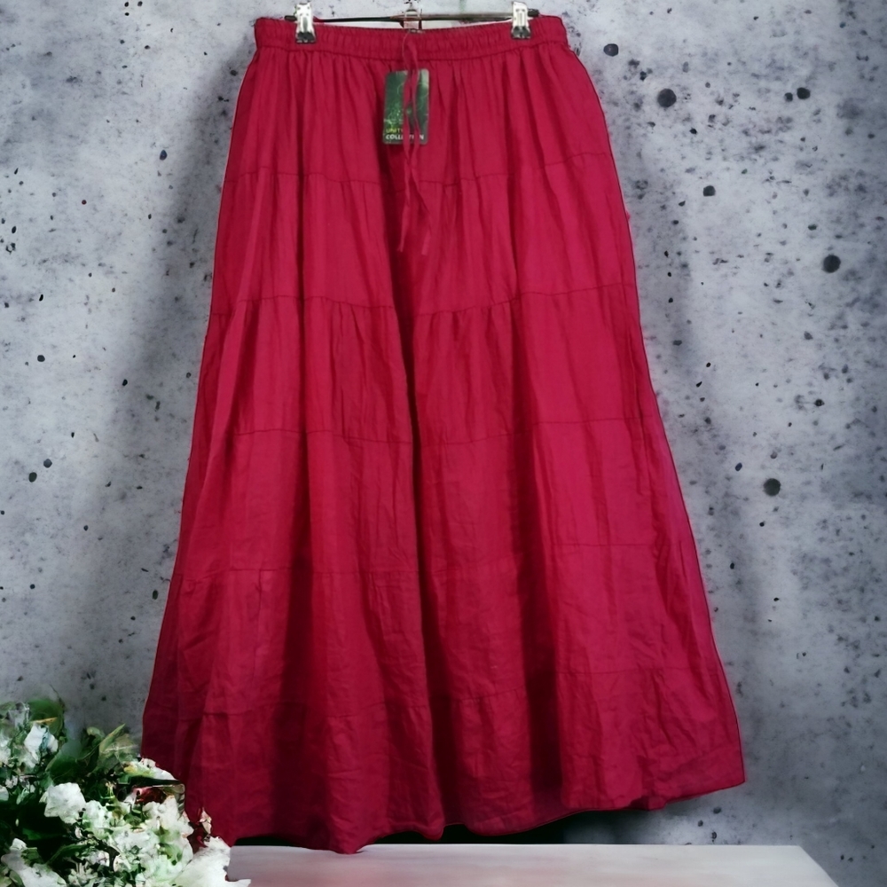 NWT Unity Collection Women's Maxi Skirt Modest/Flowy Size One Size Fi…